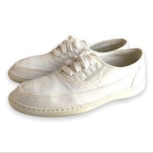 Vintage G.H. Bass White Leather Oxford Sneakers – Moc Toe Walkers 1980s-90s EUC